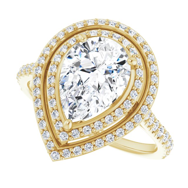 Pear Style Rings