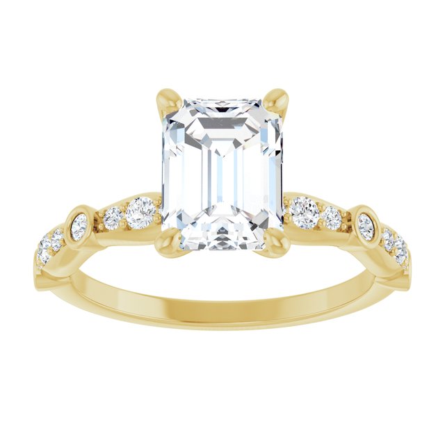 Princess and Square Cut Ring Collection