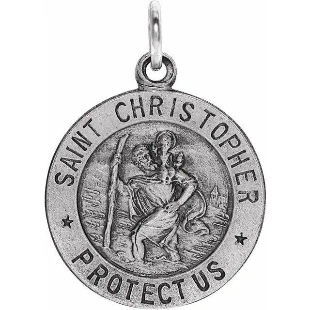 St. Christopher Sterling Silver Pendant