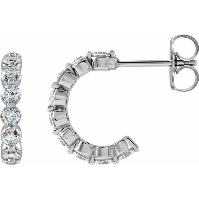 Accented Hoop Earrings