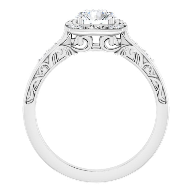 Sculptural Engagement Ring