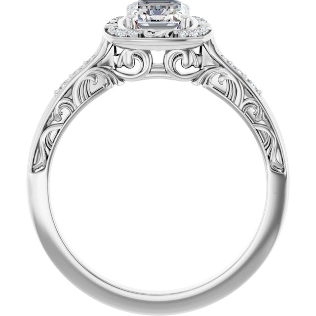 Sculptural Engagement Ring