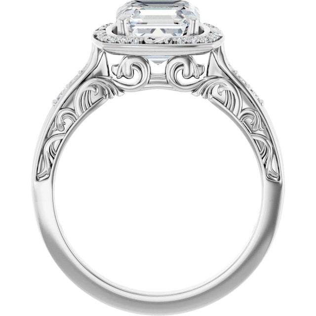 Sculptural Engagement Ring