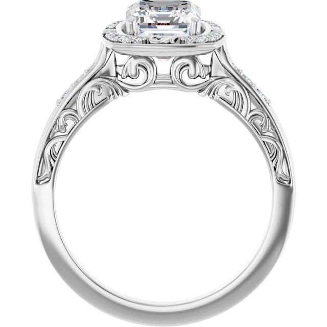 Sculptural Engagement Ring