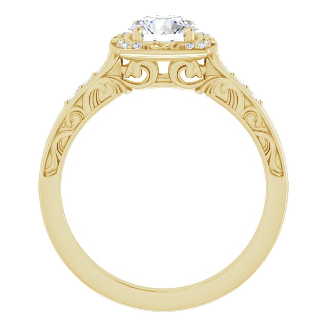 Sculptural Engagement Ring