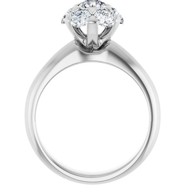 Cluster Engagement Ring