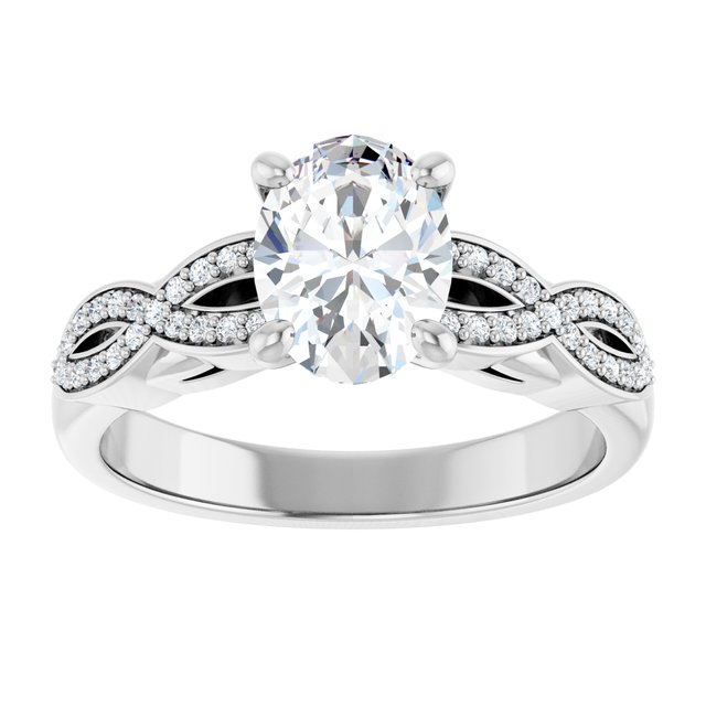 Infinity-Inspired Engagement Ring