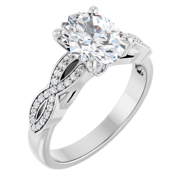 Infinity-Inspired Engagement Ring