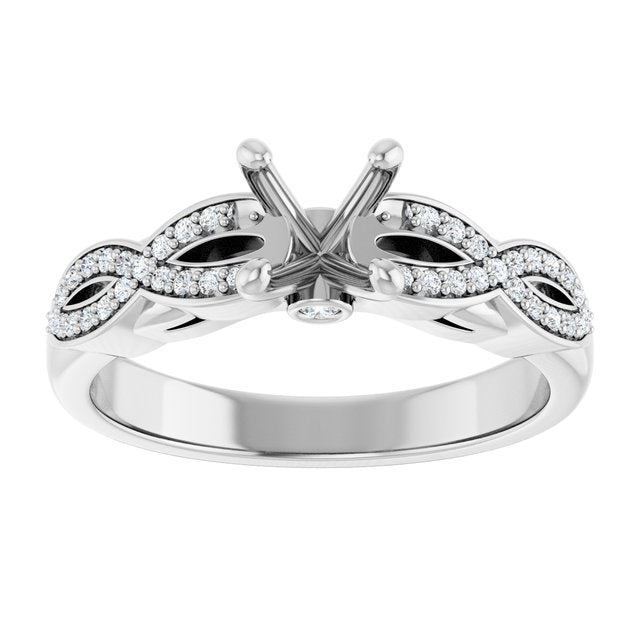 Infinity-Inspired Engagement Ring