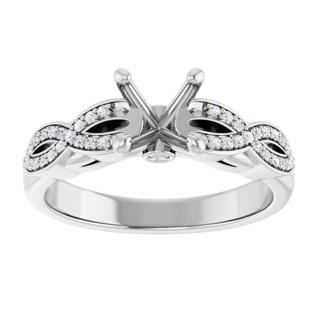 Infinity-Inspired Engagement Ring