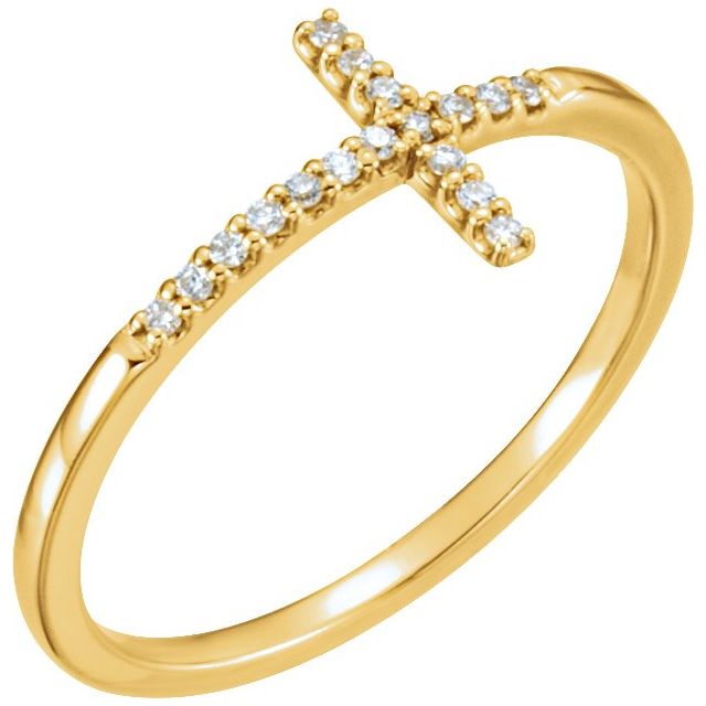 Sideways Cross Ring