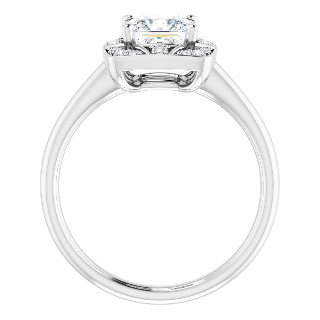 Vintage-Inspired Halo-Style Engagement Ring