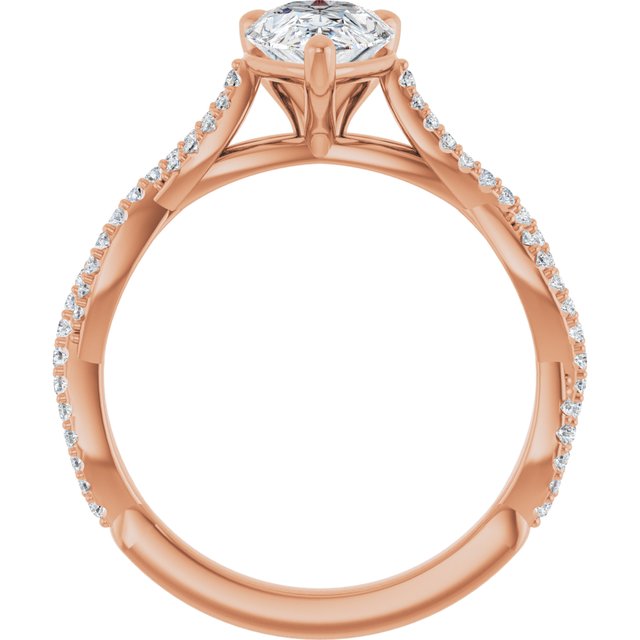 Infinity-Inspired Engagement Ring