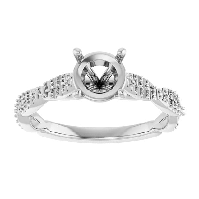 Infinity-Inspired Engagement Ring