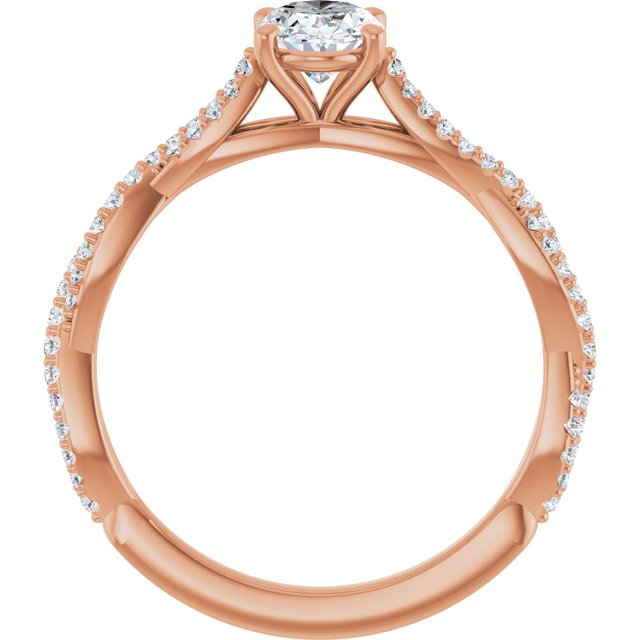 Infinity-Inspired Engagement Ring