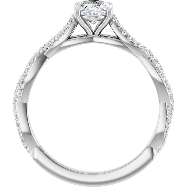 Infinity-Inspired Engagement Ring