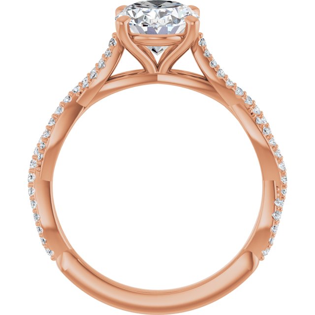 Infinity-Inspired Engagement Ring