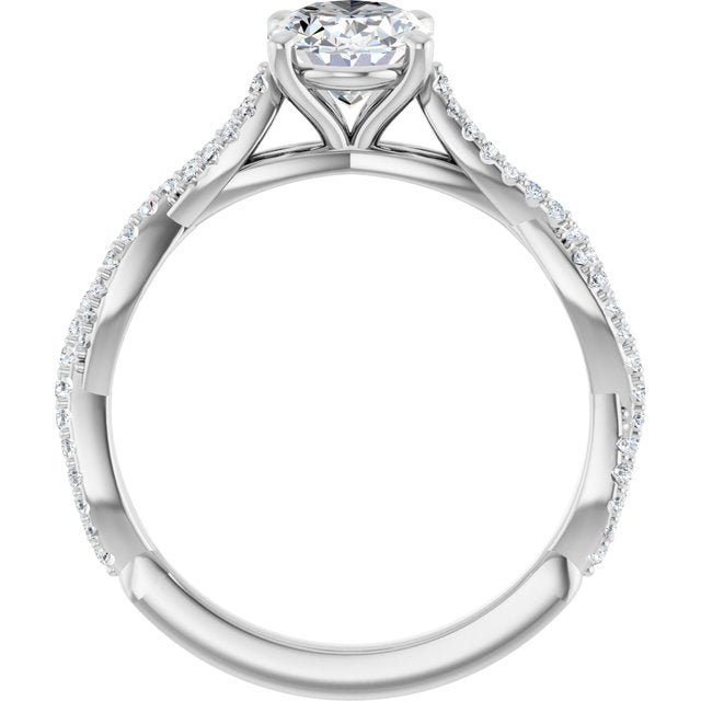 Infinity-Inspired Engagement Ring