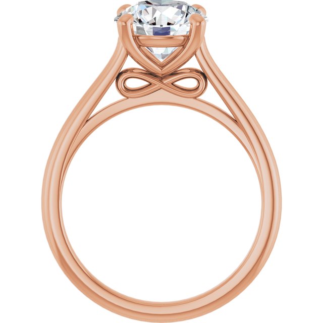 Infinity-Inspired Engagement Ring