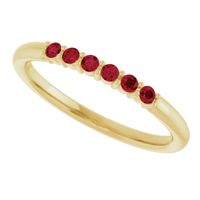 Accented Stackable Ring