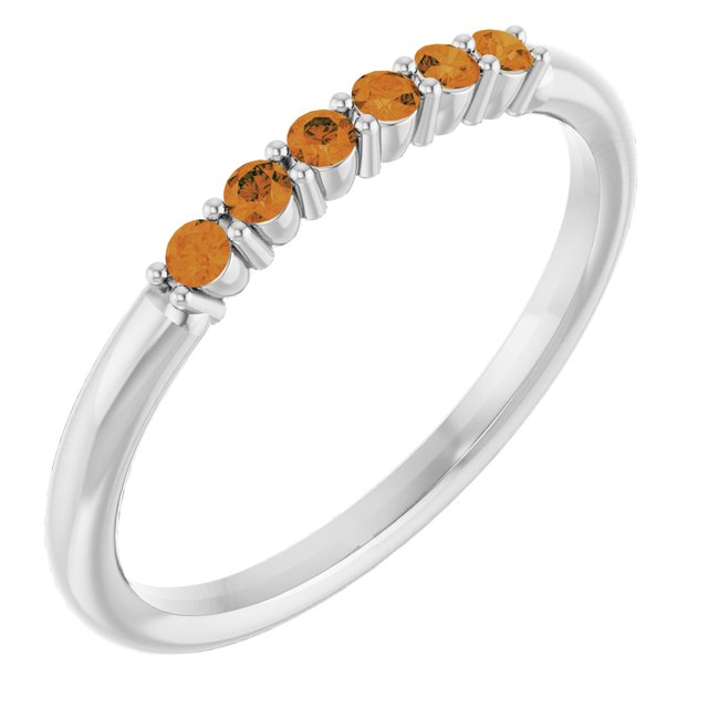 Accented Stackable Ring