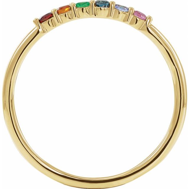 Accented Stackable Ring