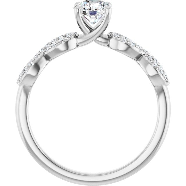 Infinity-Inspired Engagement Ring