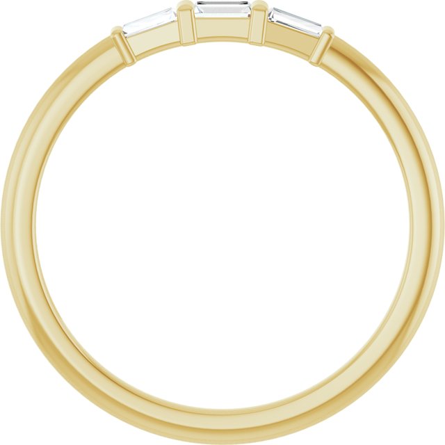 Three-Stone Stackable Ring