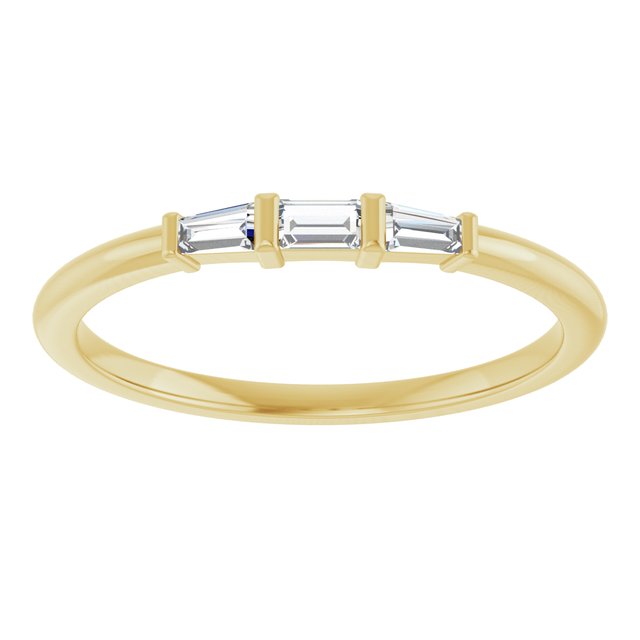 Three-Stone Stackable Ring