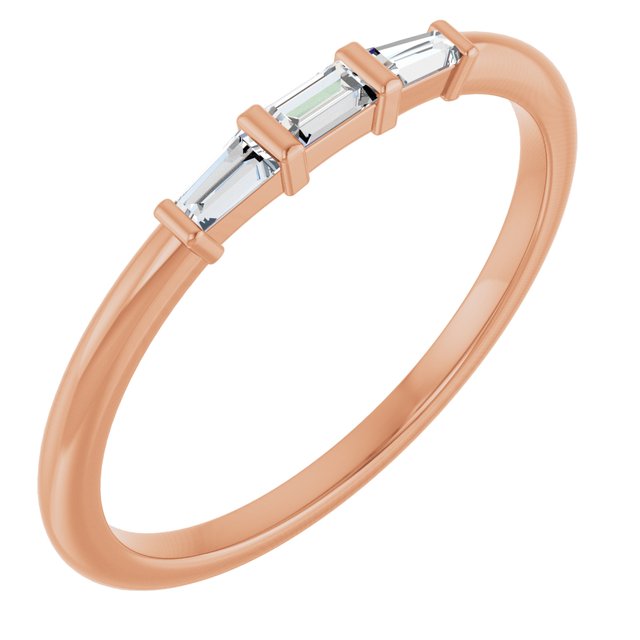 Three-Stone Stackable Ring