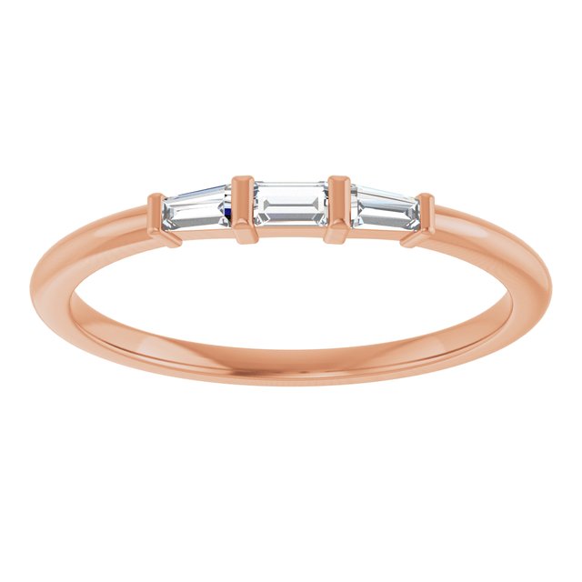 Three-Stone Stackable Ring