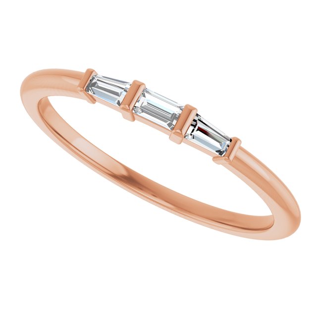 Three-Stone Stackable Ring