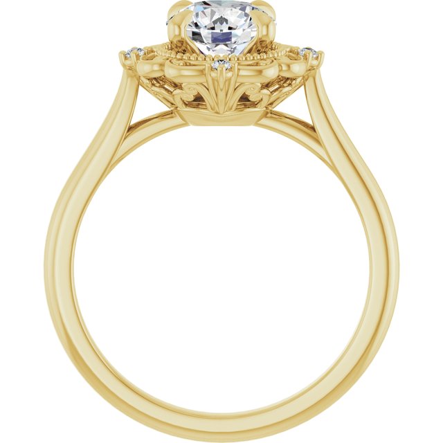 Vintage-Inspired Engagement Ring