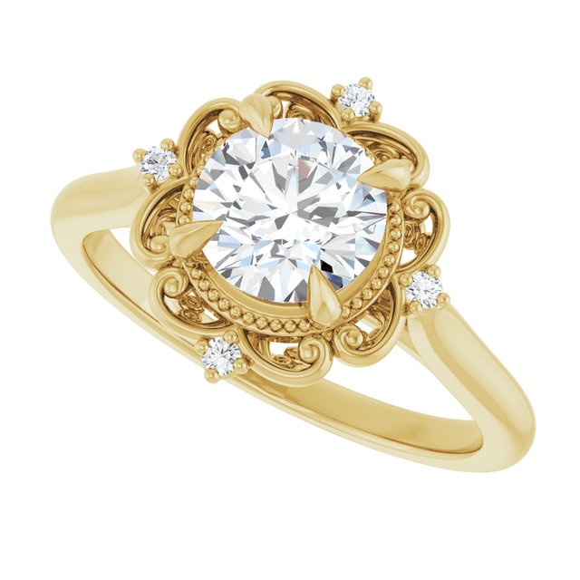 Vintage-Inspired Engagement Ring