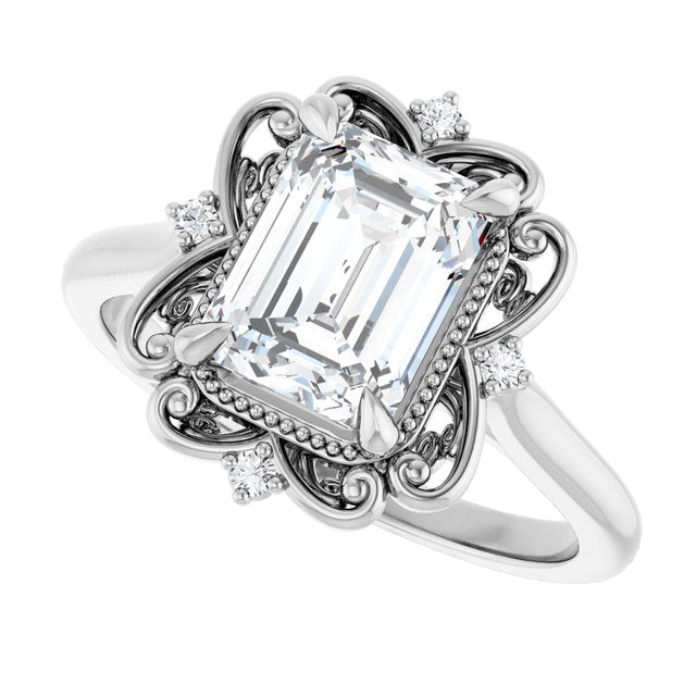 Vintage-Inspired Engagement Ring