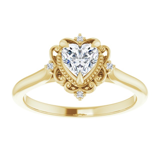 Vintage-Inspired Engagement Ring