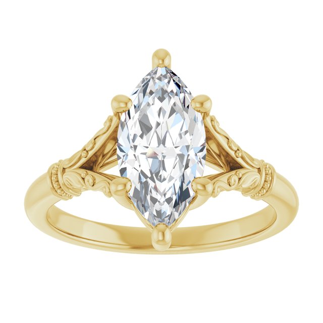 Split Shank Engagement Ring