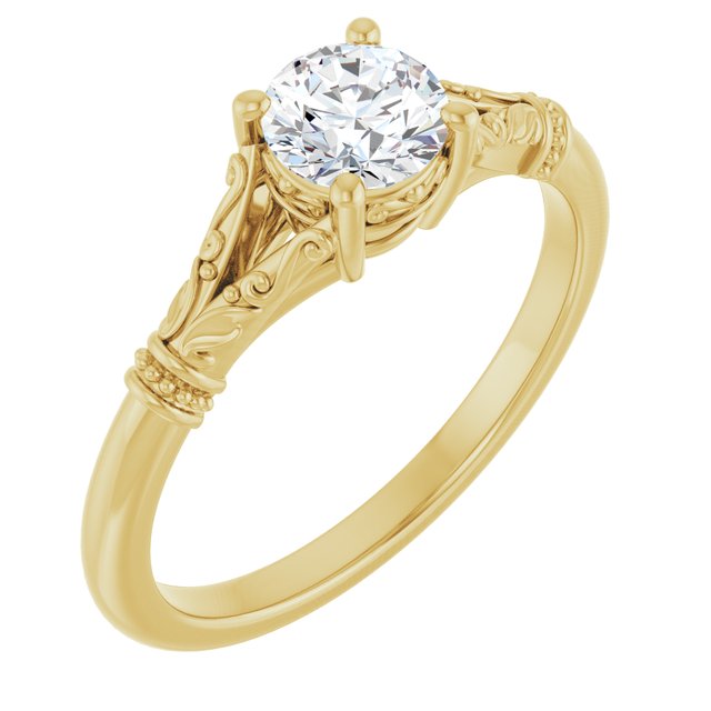 Split Shank Engagement Ring