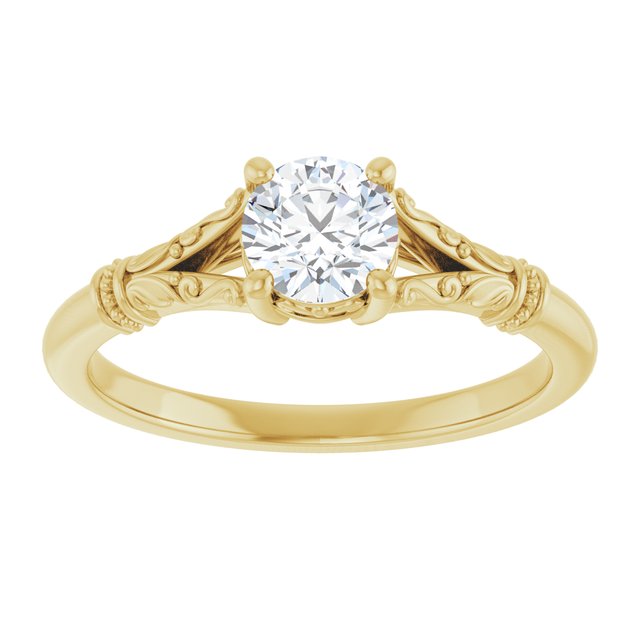 Split Shank Engagement Ring