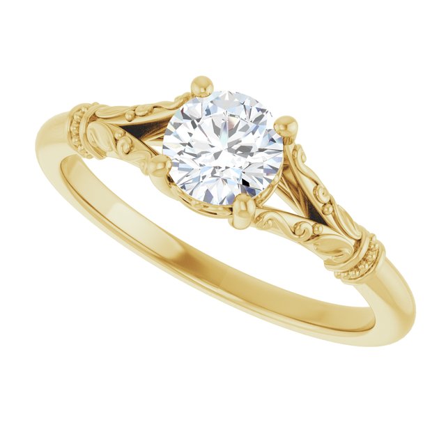 Split Shank Engagement Ring