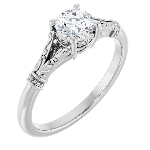 Split Shank Engagement Ring