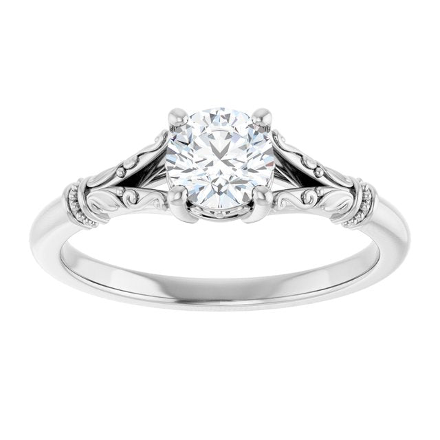 Split Shank Engagement Ring