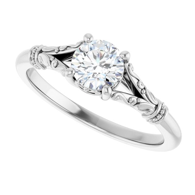 Split Shank Engagement Ring