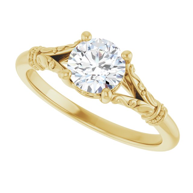 Split Shank Engagement Ring