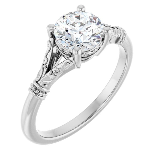 Split Shank Engagement Ring