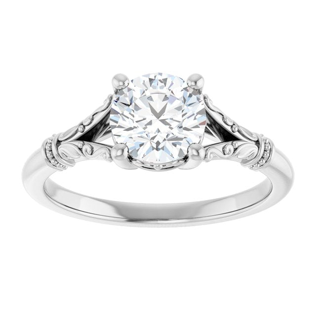 Split Shank Engagement Ring