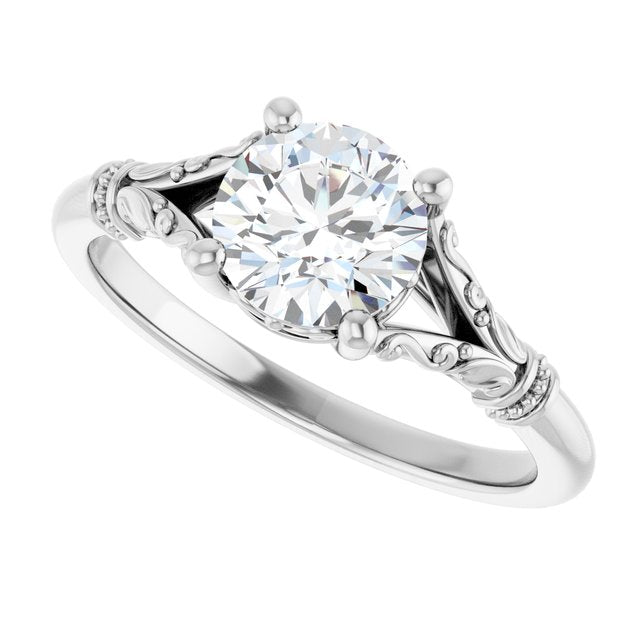 Split Shank Engagement Ring