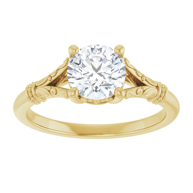 Split Shank Engagement Ring