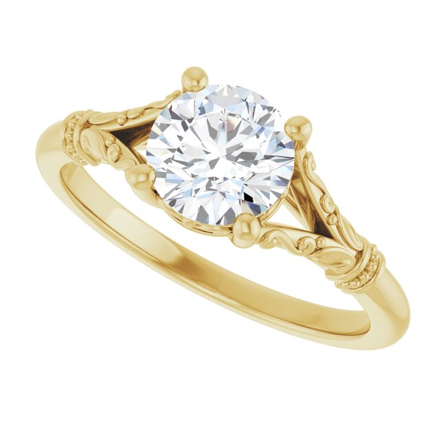 Split Shank Engagement Ring