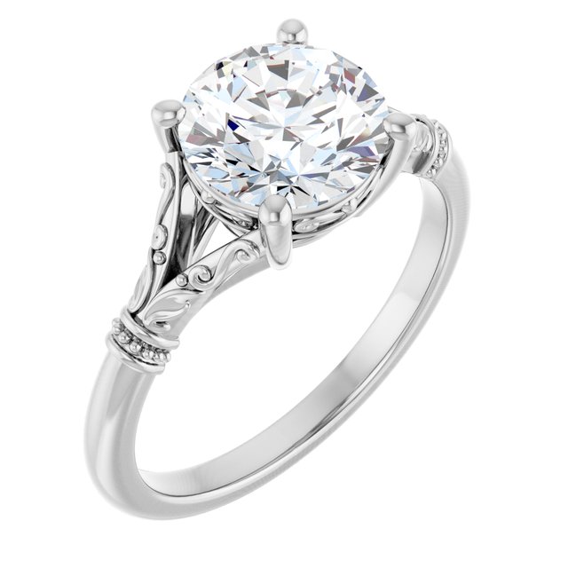 Split Shank Engagement Ring